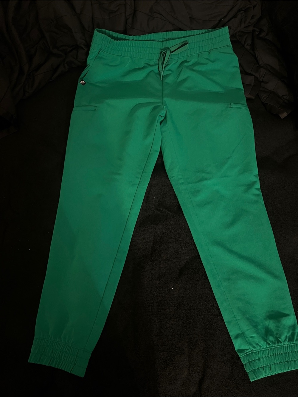 Jaanuu Emerald Green Scrub Pants - Picture 3 of 3